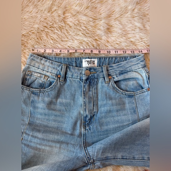 Insane Gene You are Mine High Rise Super Wide Leg Jeans 7/27 - Picture 11 of 13